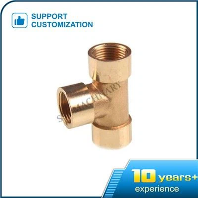 T a tre vie in ottone